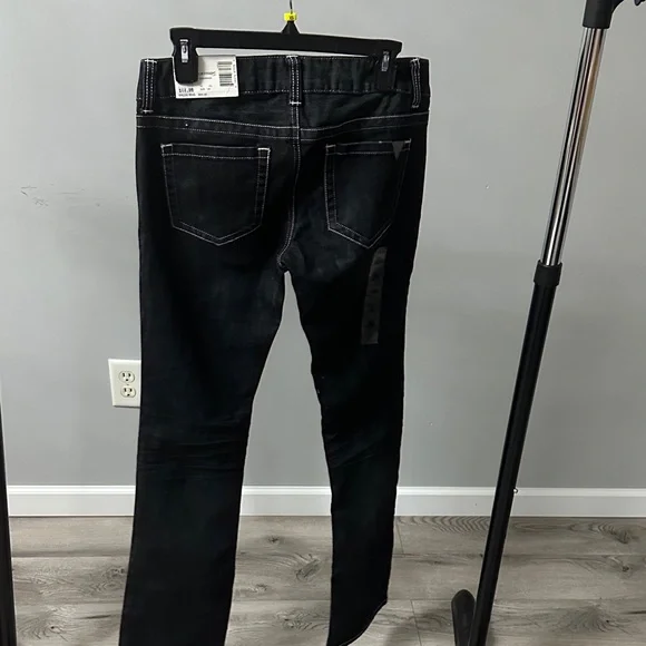 Guess Jeans Pismo Straight Leg Dark Wash Jeans for Women - Picture 7 of 7